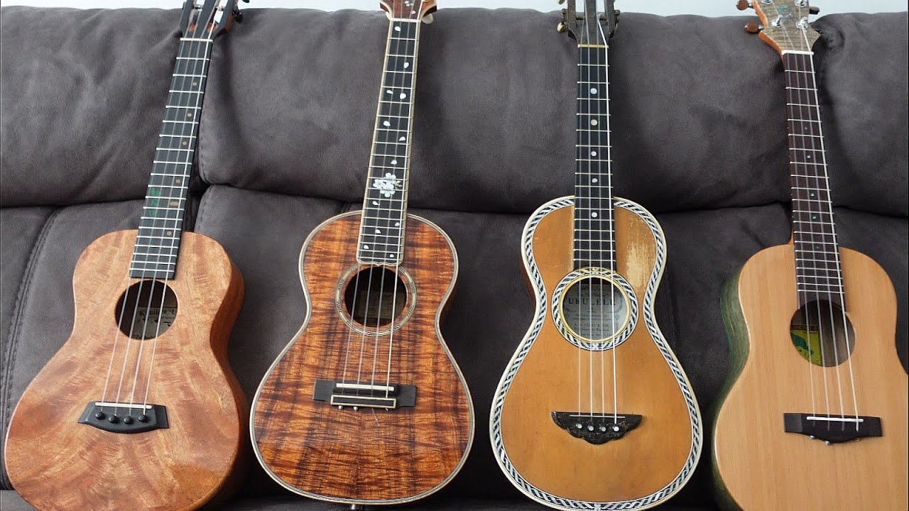 Interesting Tenor Ukuleles - Kanile'a, Sumi Kobo, De Vekey & Big Island