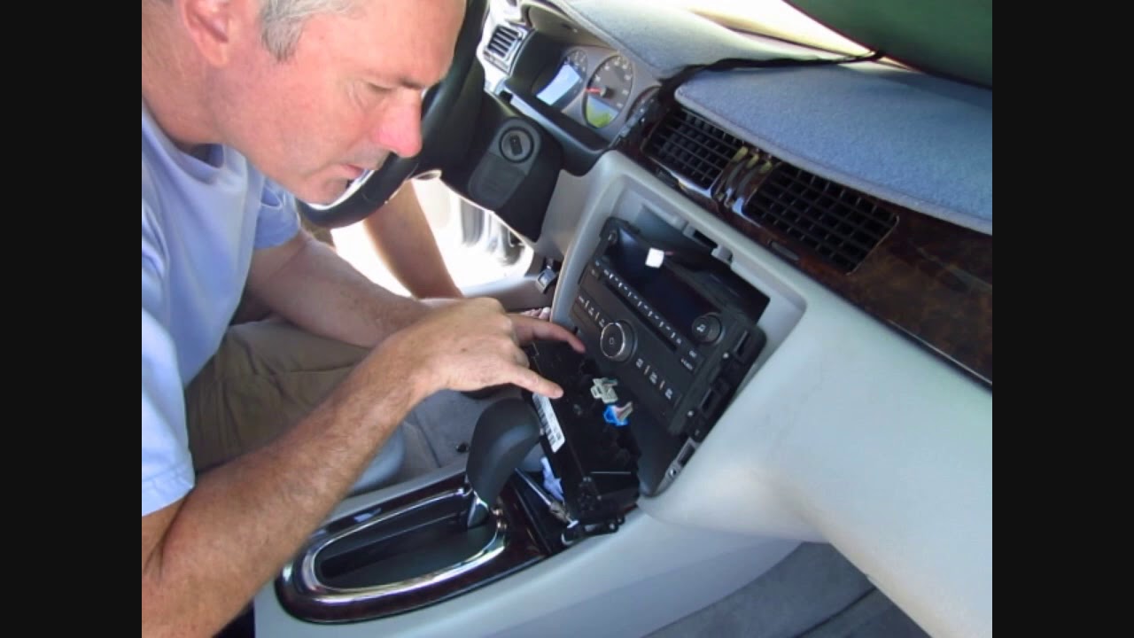 Heater and AC Control Panel Replacement on a 2013 Chevy Impala.