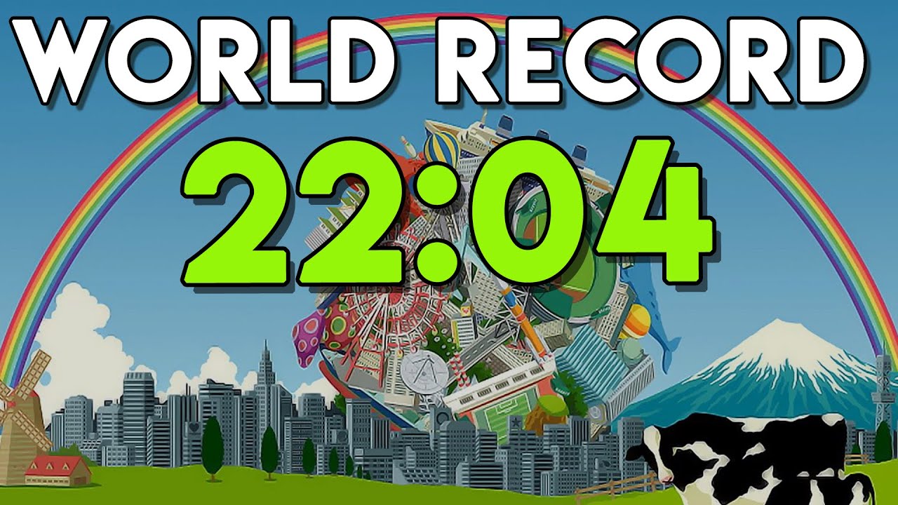 Katamari Damacy Reroll Speedrun World Record in 22:04