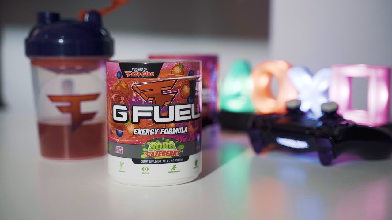 GFUEL Energy Sour Fazeberry Taste Test