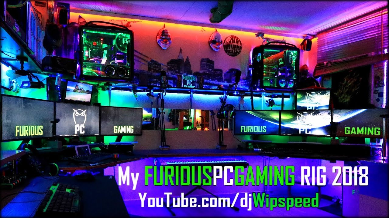 My Furious PC Gaming Rig 2018. RGB Setup | Star Wars - The Force Theme (Far Out Cover)