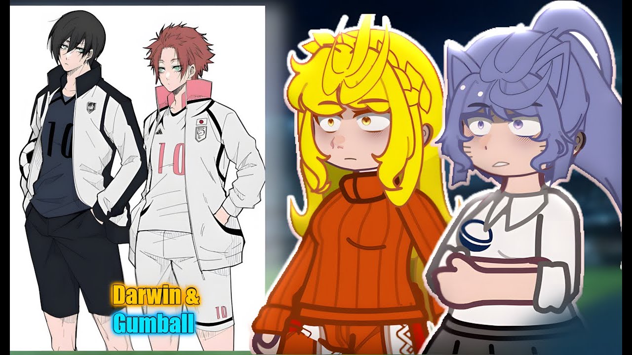The Amazing World Of Gumball React to Gumball As Itoshi Sae & Darwin as Itoshi Rin - 🇺🇸/🇧🇷