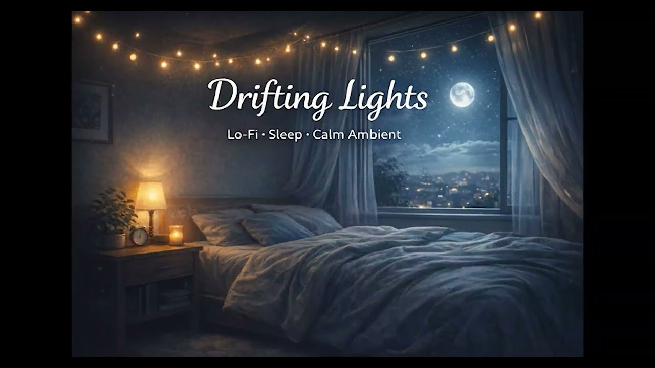 🌙😴 Drifting Lights — Lofi · Sleep · Calm Ambient