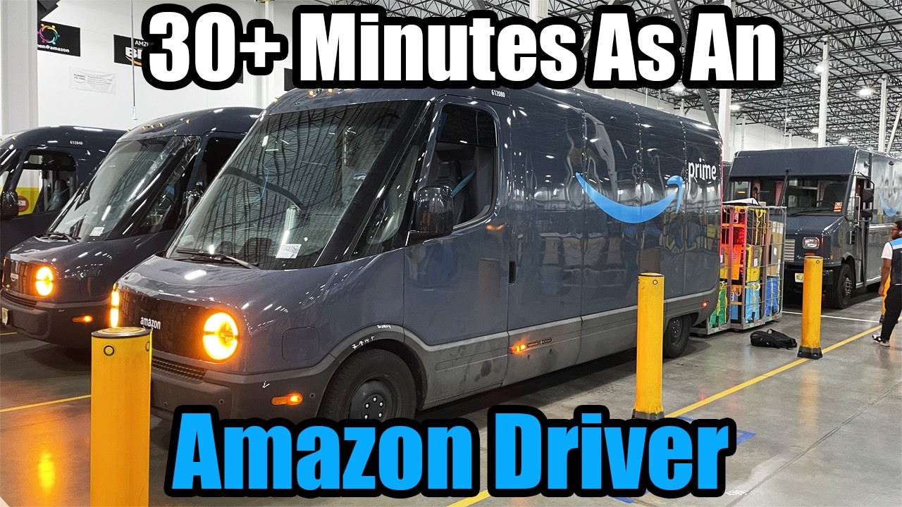 POV: Моя полная смена, работающая в электрофургоне Amazon Rivians