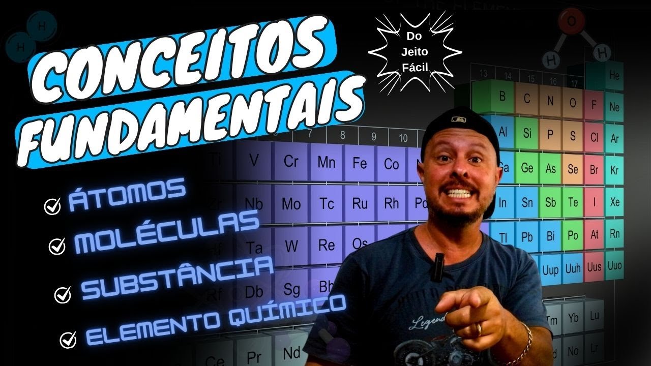 Conceitos Fundamentais | Átomos, Moléculas, Substâncias e Elemento Químico #química #vestibular