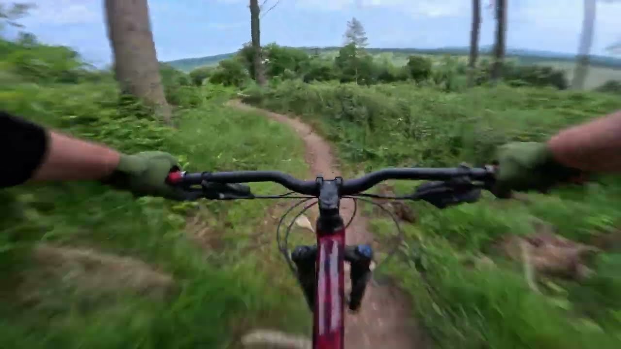 Hardtail Mtb im Trailpark Mehring/Canyon Stoic 3/GoPro 11