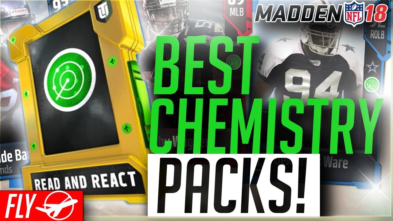 BEST CHEMISTRY EXCHANGE PACKS?! HUGE READ & REACT MUT 18 PACK OPENING | Madden 18 Ultimate Team