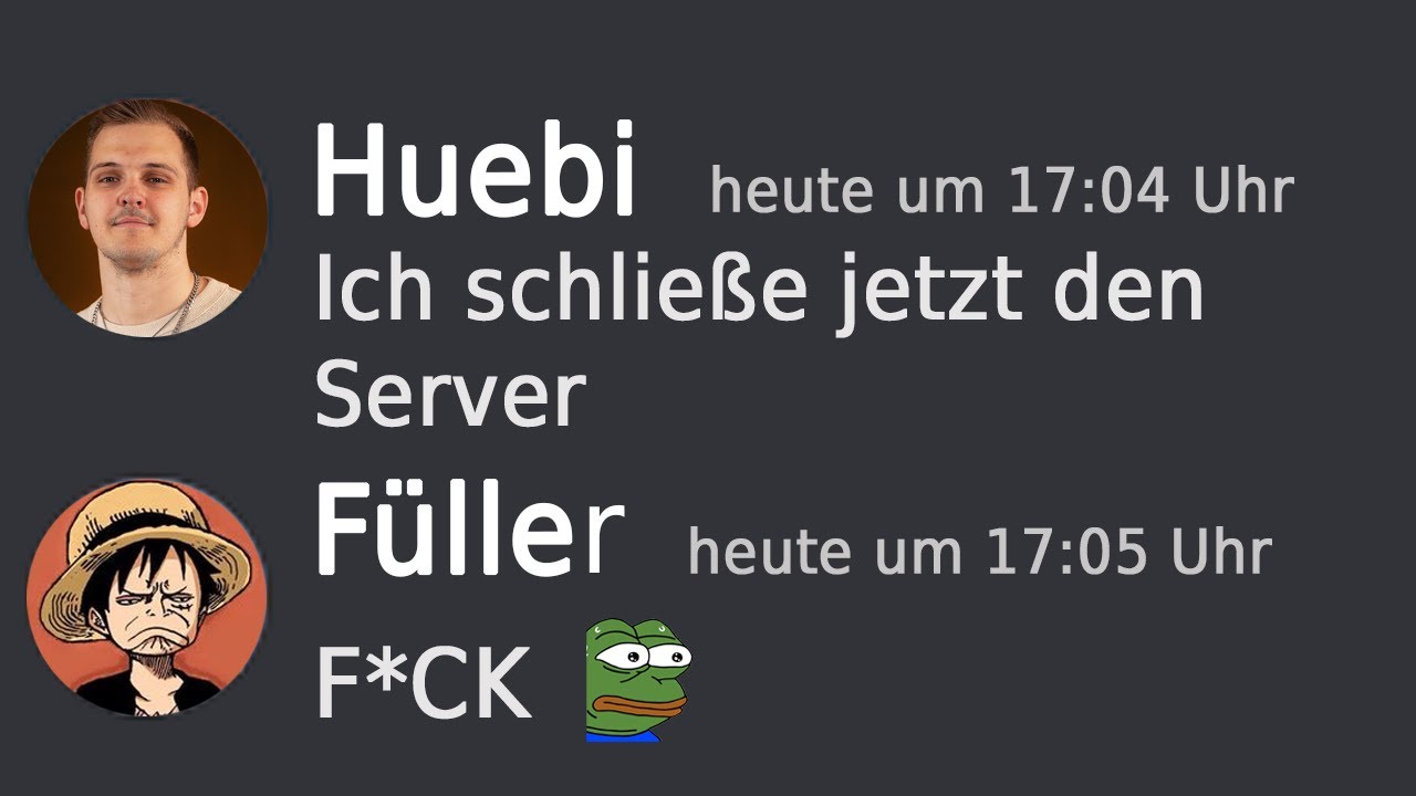 DAS ENDE VON HUEBI's Minecraft Server