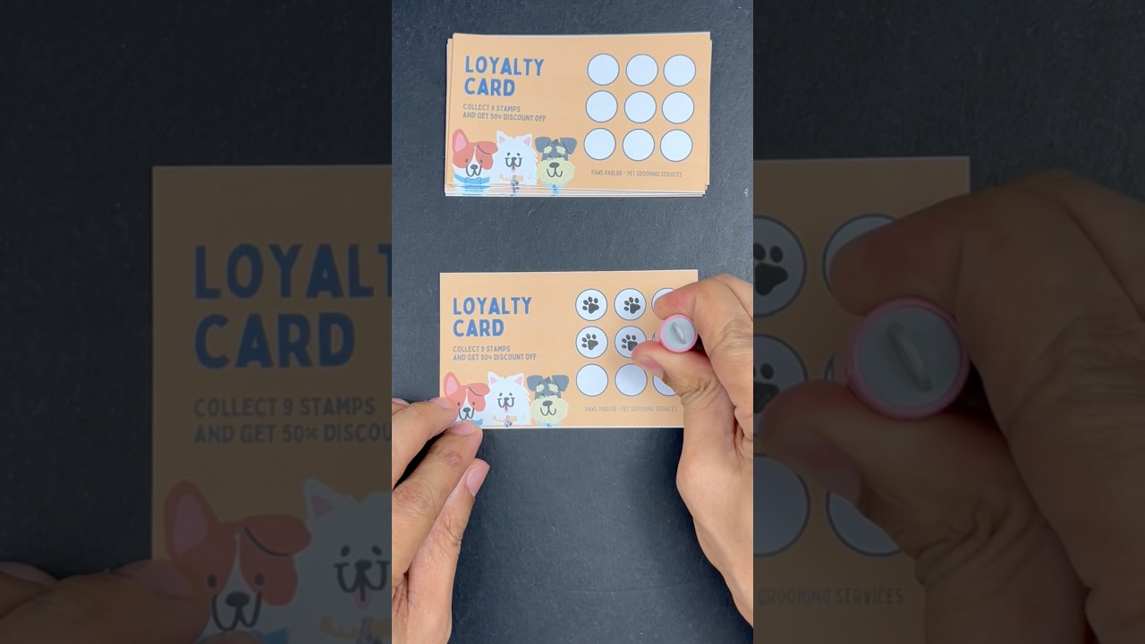 Easy way to boost customer retention for your business. Loyalty stamp are the perfect solution!
