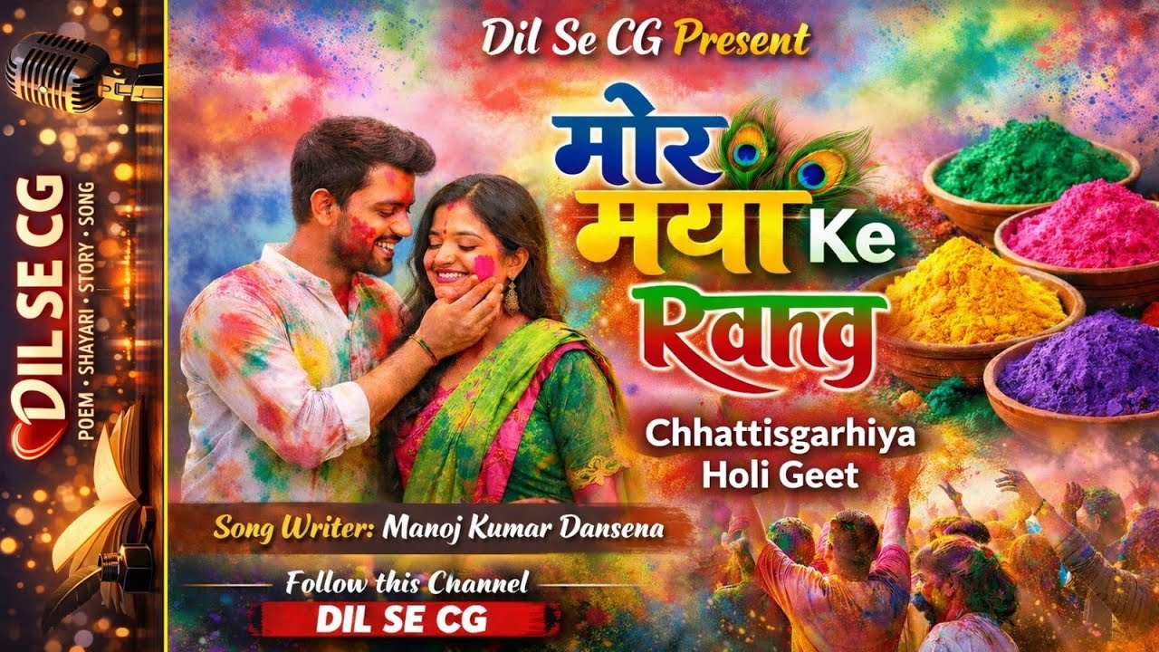 मोर मया के रंग मा नया छत्तीसगढ़ी होली गीत 2026 Mor Maya ke Rang ma New Chhattisgarhi holi Song 2026 