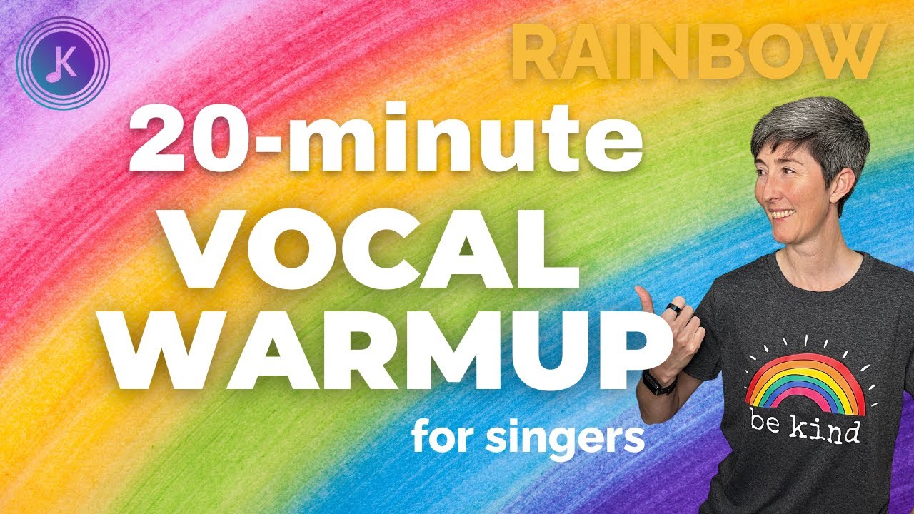 20-минутная вокальная разминка &mdash; The RAINBOW | Полная вокальная разминка для певцов