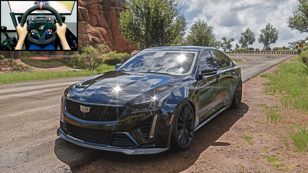 800HP Cadillac CT4-V Blackwing - Forza Horizon 5 | Simagic Alpha Ultimate gameplay