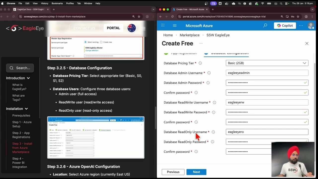 Step 3 - Install from Azure Marketplace | SSW EagleEye Installation Guide