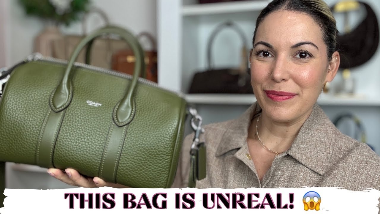 НОВЫЙ COACH COMPASS 25: РАСПАКОВКА И ДОСТАВКА 💚🍂 Новая сумка! Идеальная осенняя сумка