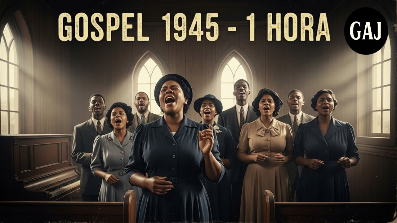 🎵 1 Hora de Gospel 1945 | “Solo en Jesús” | Himnos Clásicos de Gloria y Salvación ✨