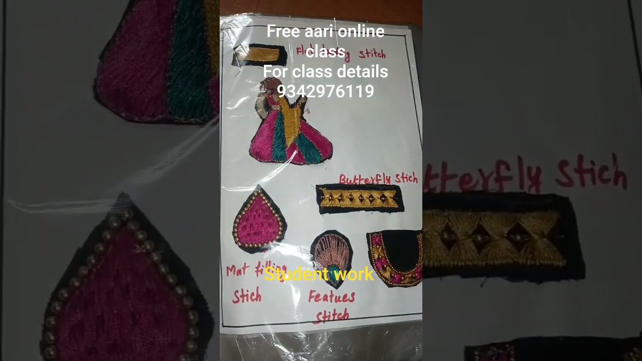 Free aari online class details 9342976119 