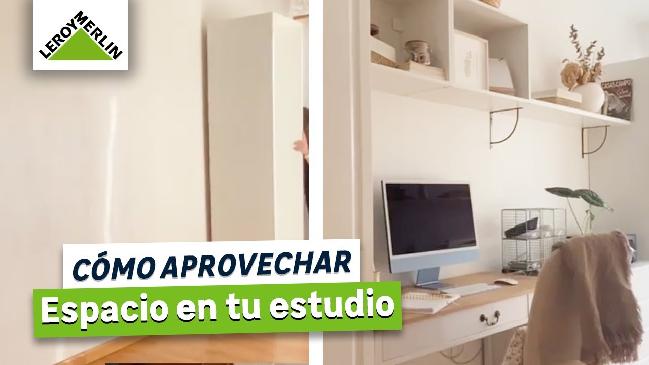 La transformación del estudio de @petitbyandrea con muebles Spaceo | LEROY MERLIN