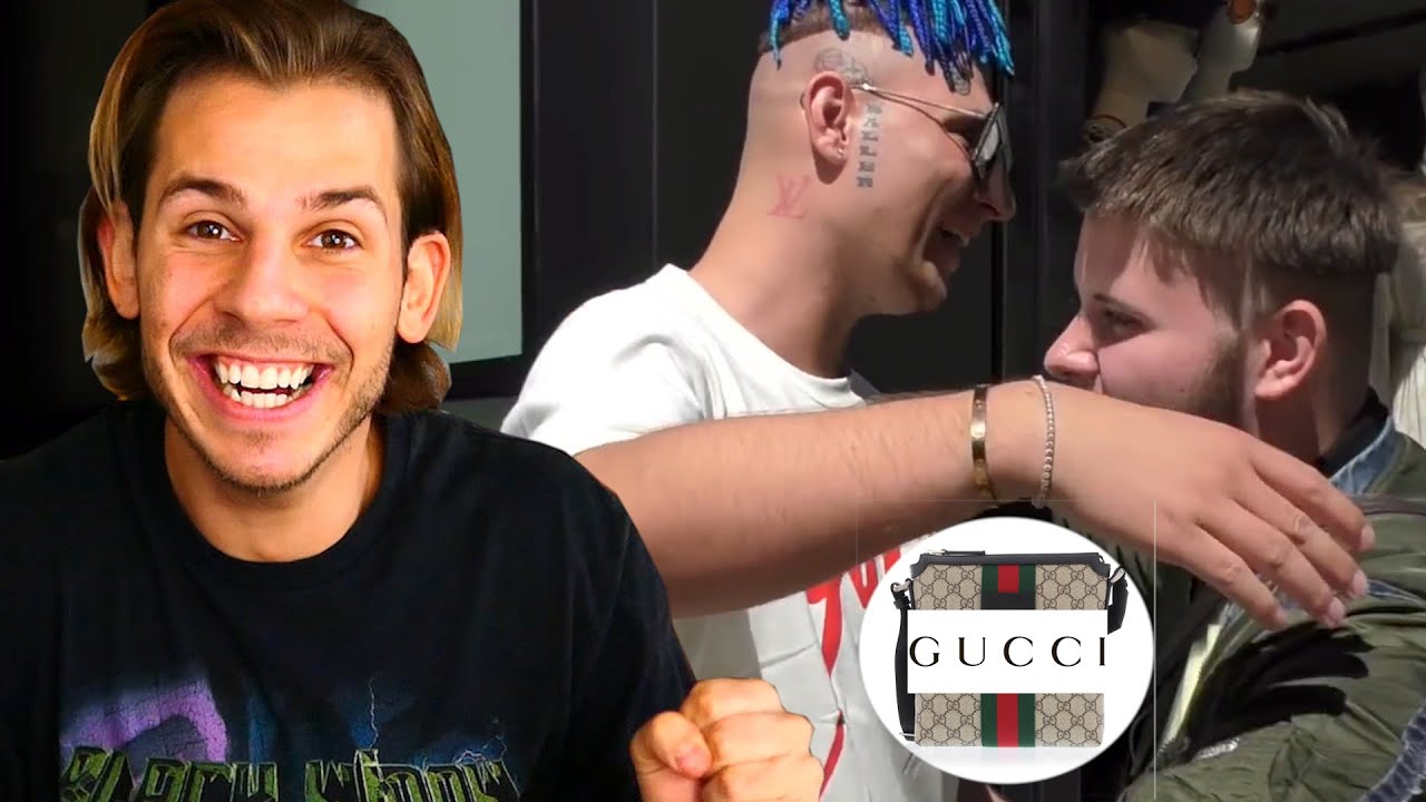 LIL LANO KAUFT GURKENSOHN GUCCI TASCHE  **emotional**