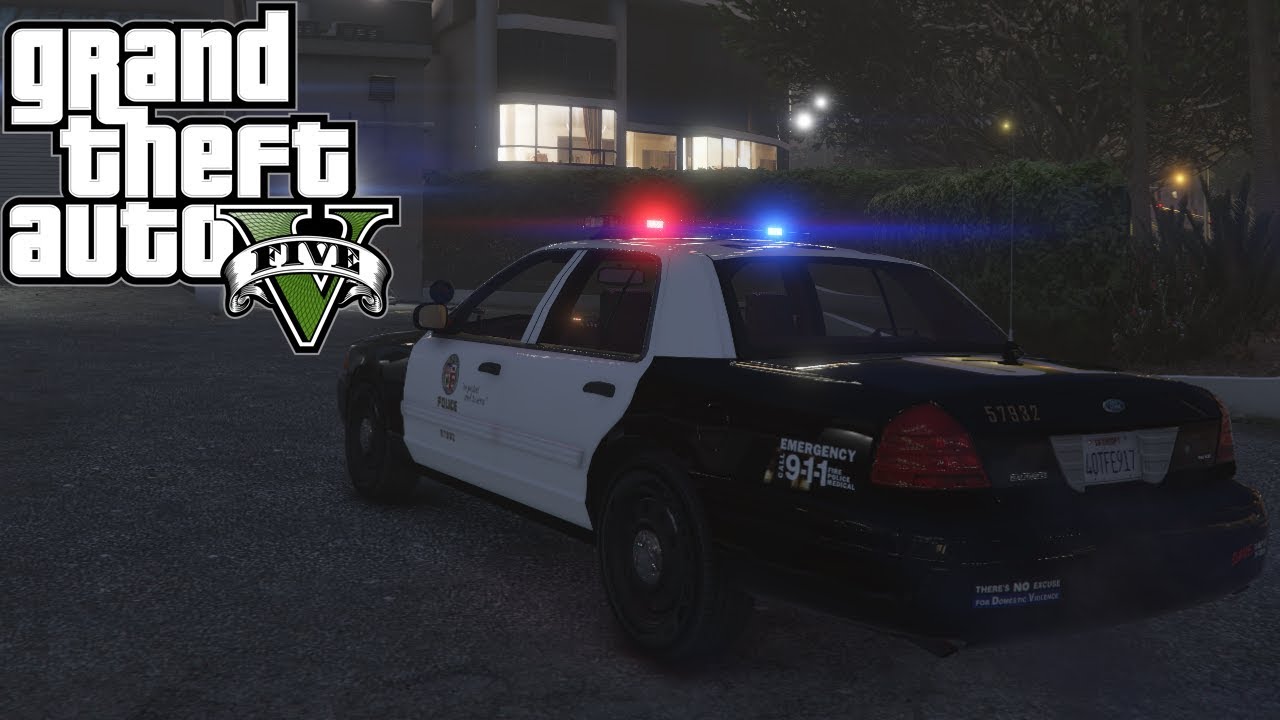 GTA V | 2006 Crown Victoria LAPD | 4K | ELS | 3.0
