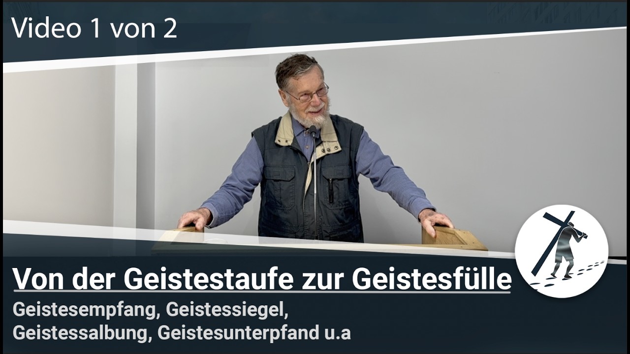 Von der Geistestaufe zur Geistesfülle (1) I Martin Vedder Predigt