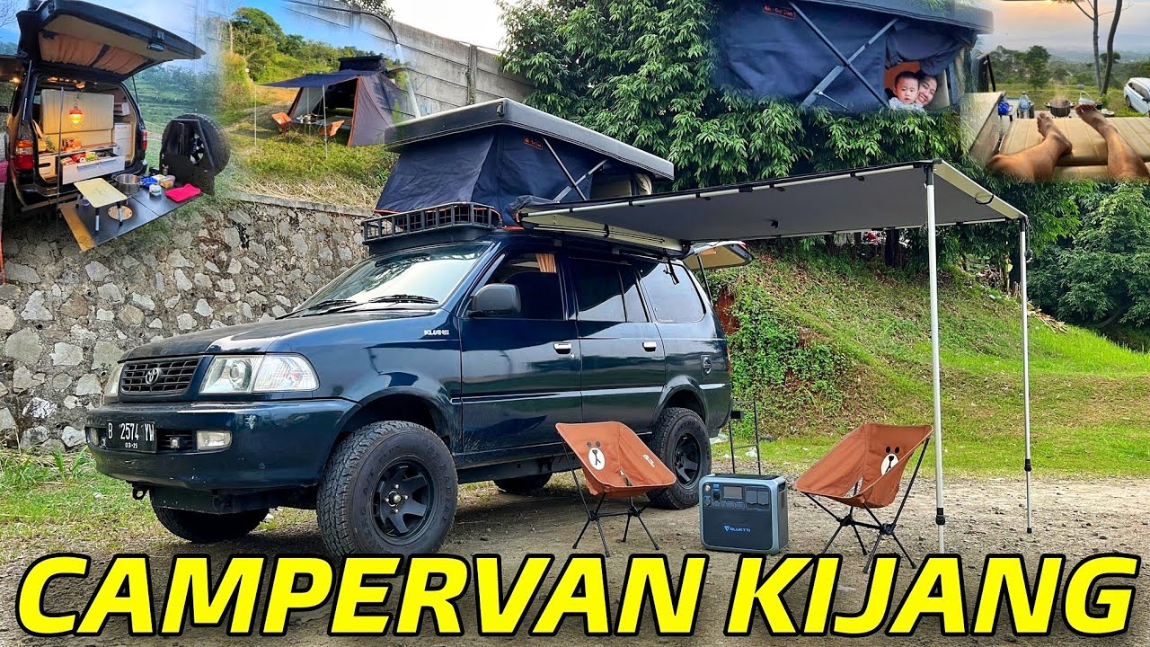 KIJANG CAMPERVAN TAHUN 2000 DISULAP ALTO BISA TIDUR 2 LANTAI #CAMPERVAN #roadtrip