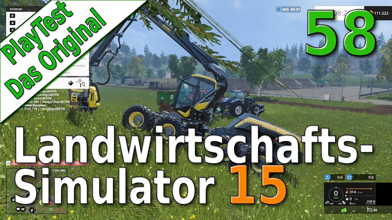 LS15 PlayTest #58 Richtig viel Action auf dem Hof Landwirtschafts Simulator 15 deutsch HD