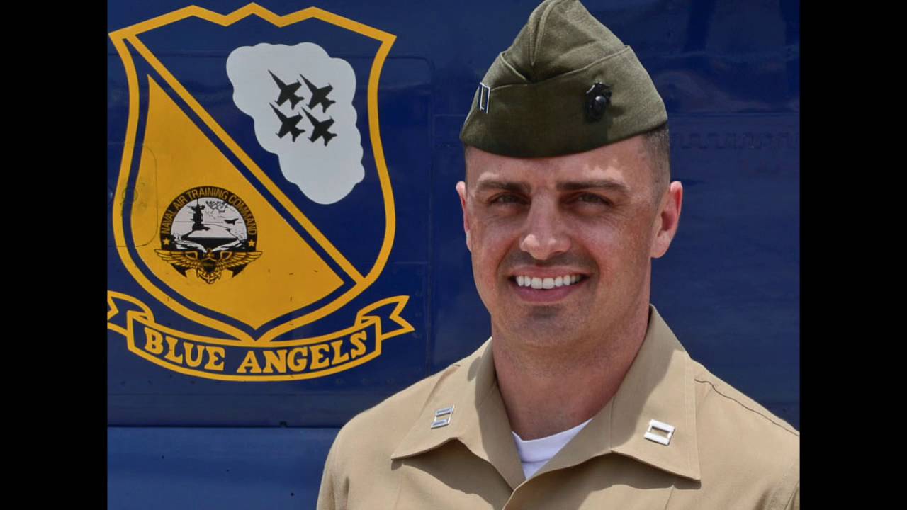 Blue Angels pilot Capt. Jeff Kuss talks about inspiring others