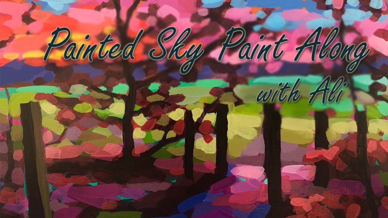 Painted Sky Paint Along