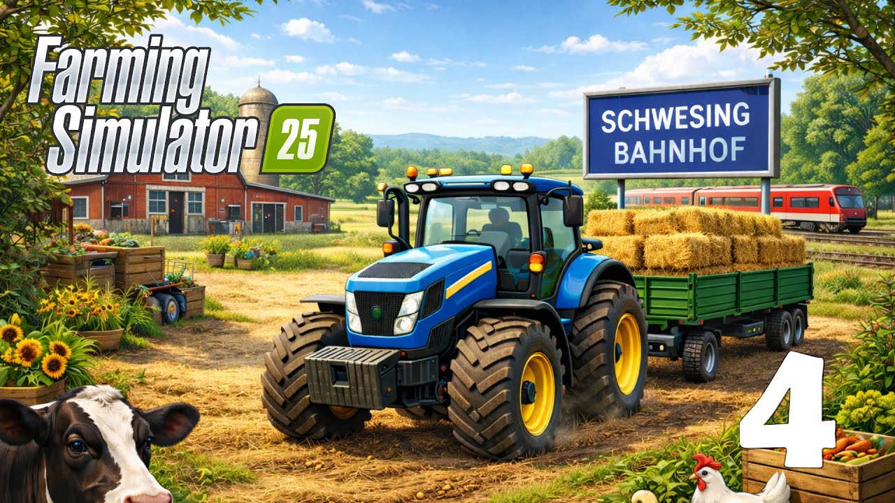 Farming Simulator 25 | Schwesing Bahnhof | Ep. 4 – Slurry Fertilizing & Wheat Sowing