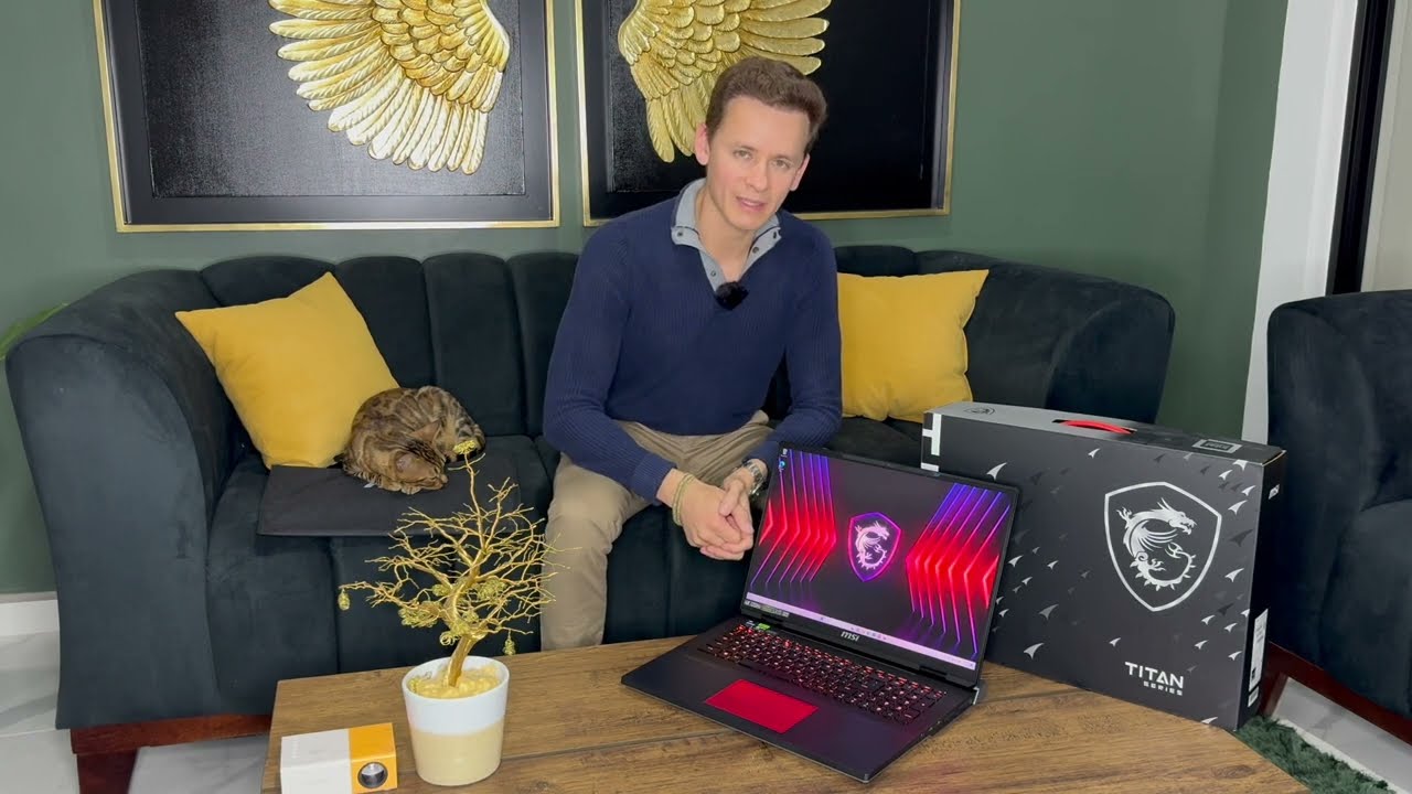 MSI TITAN 18 HX Unboxing y review. Analisis, aumento de ram, ssd upgrade.