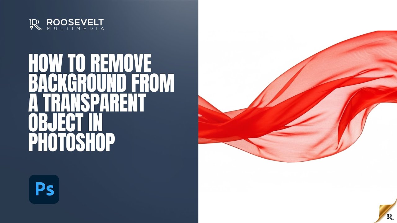 How to remove background from a transparent object in Photoshop