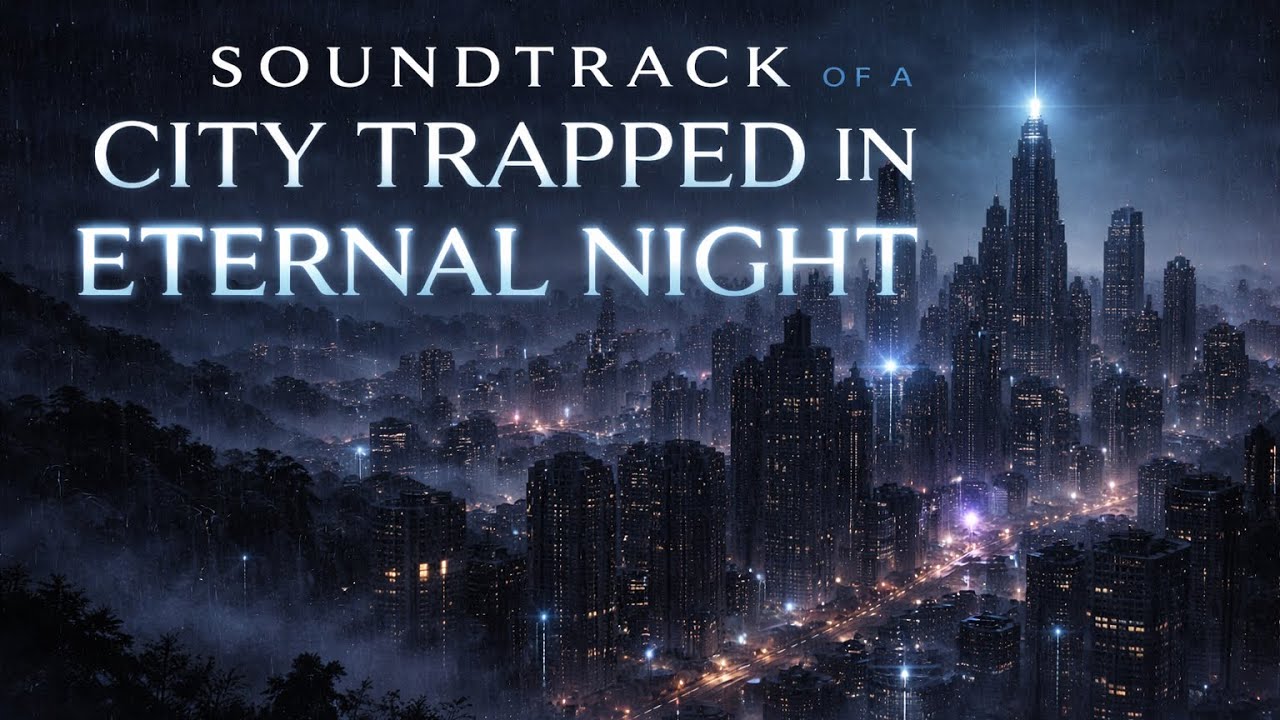 Soundtrack of a City Trapped in Eternal Night | AI Ambient Cinematic Music