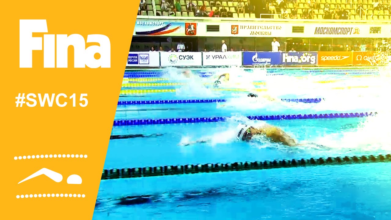 Chad LECLOS (RSA) wins 100m freestyle in Moscow
