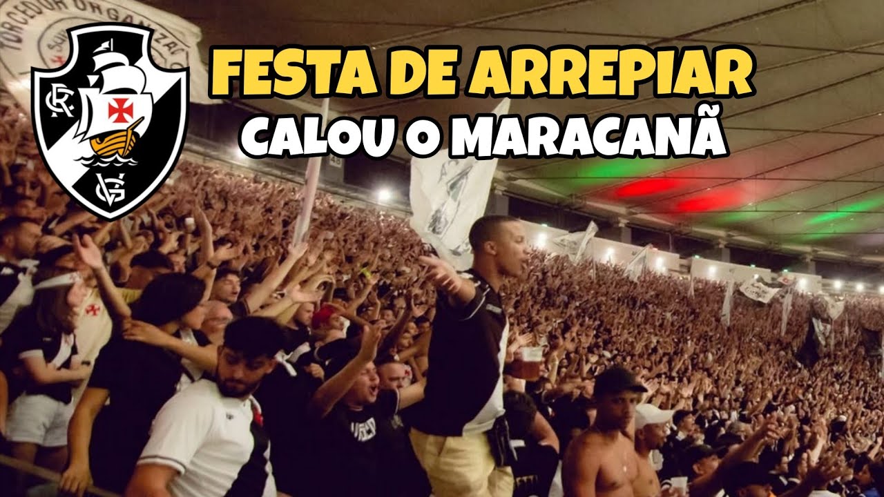 VASCO X FLUMINENSE 🤯 TORCIDA DO VASCO FAZ A FESTA NO MARACAN&Atilde; 