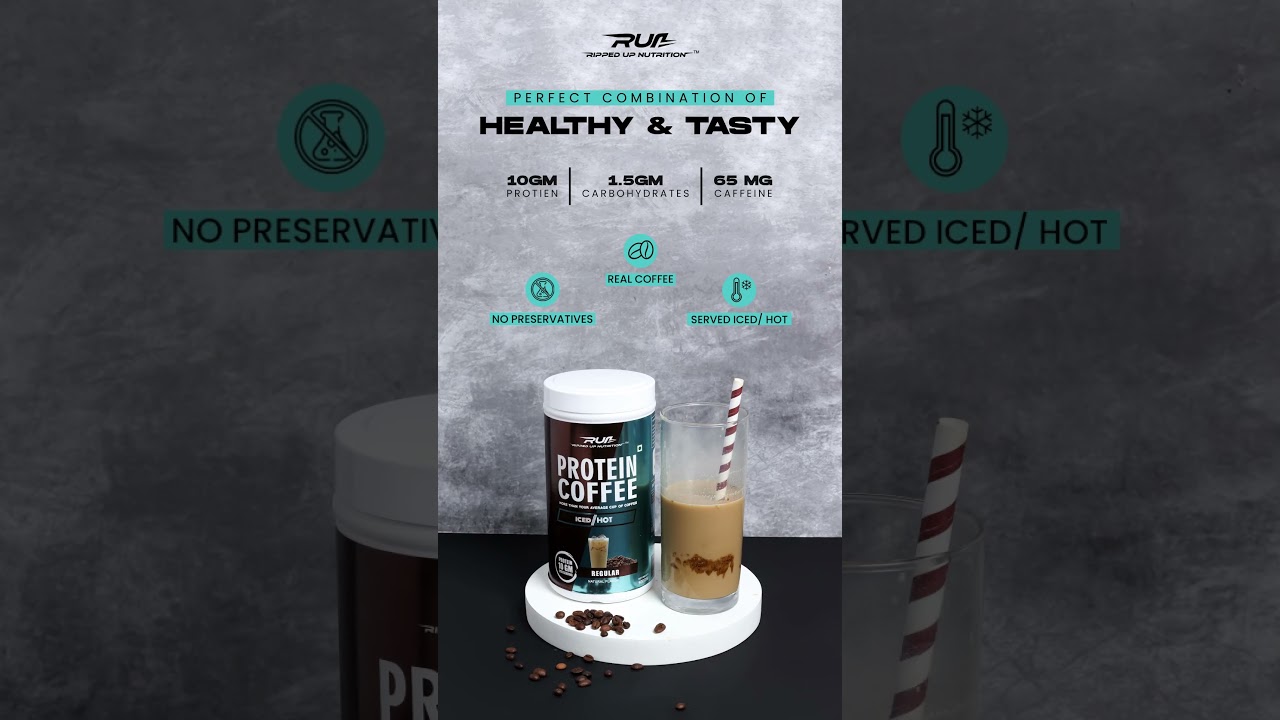 Who said protein has to be boring? Get your hands on Ripped up Nutrition’s Protein Coffee
