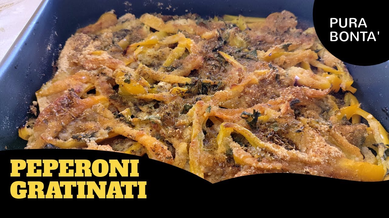 Mia MAMMA prepara i PEPERONI Gratinati