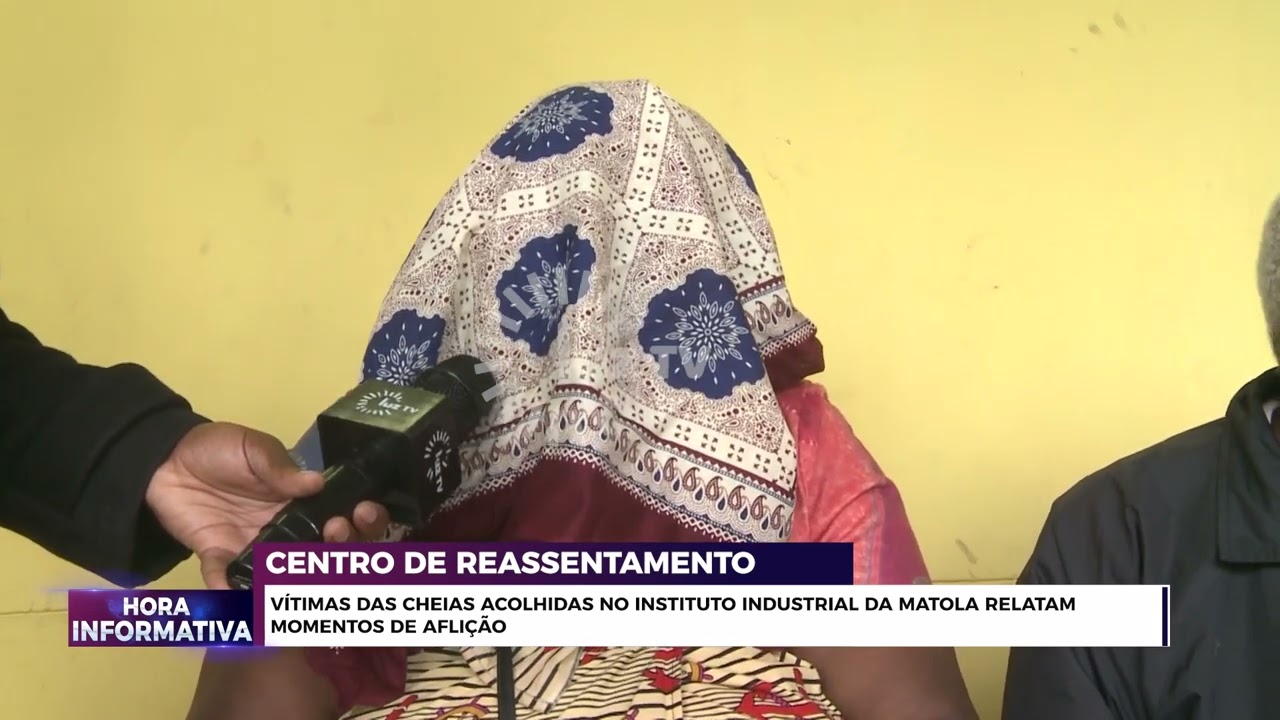 Vítimas das cheias acolhidas no Instituto Industrial da Matola