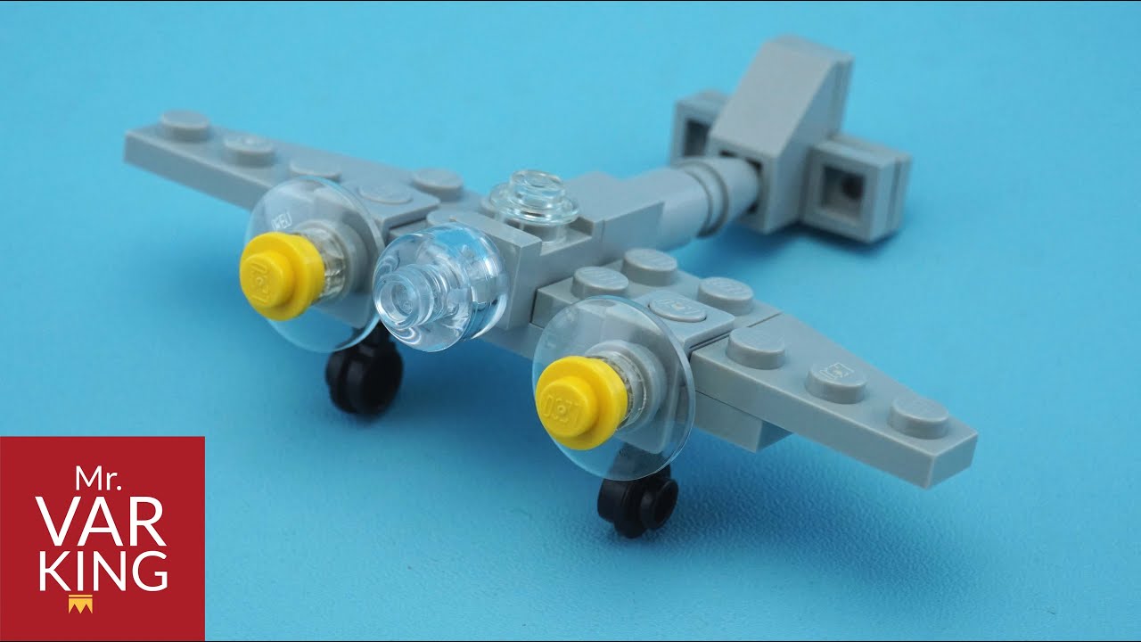 LEGO Tutorial Heinkel He 111 German WW2 Bomber