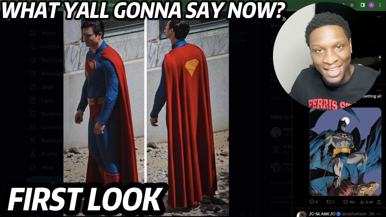 Y'all were so quick to hate on Superman’s Suit LOL | IT LOOKS AMAZING