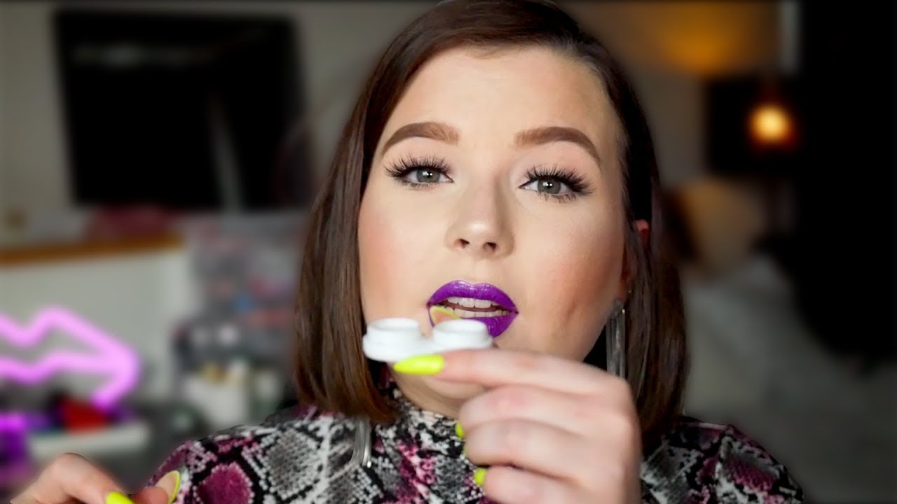 ENLEVER SES LENTILLES AVEC DES LONGS ONGLES ?!