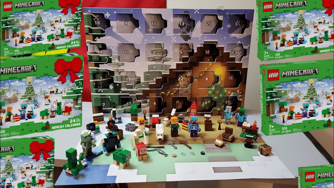🎄FELIZ NAVIDAD CON LEGO MINECRAFT! | LEGO MINECRAFT 21280 Advent Calendar 2025