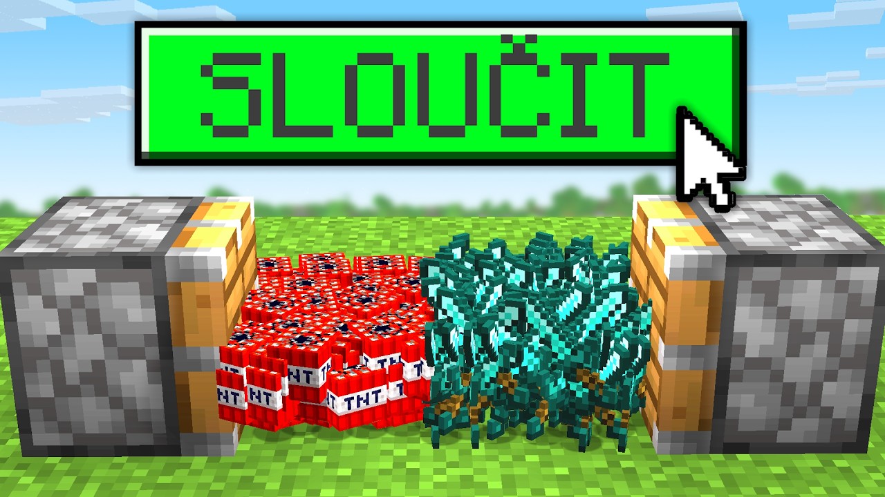 Minecraft, ale můžu SLOUČIT Itemy