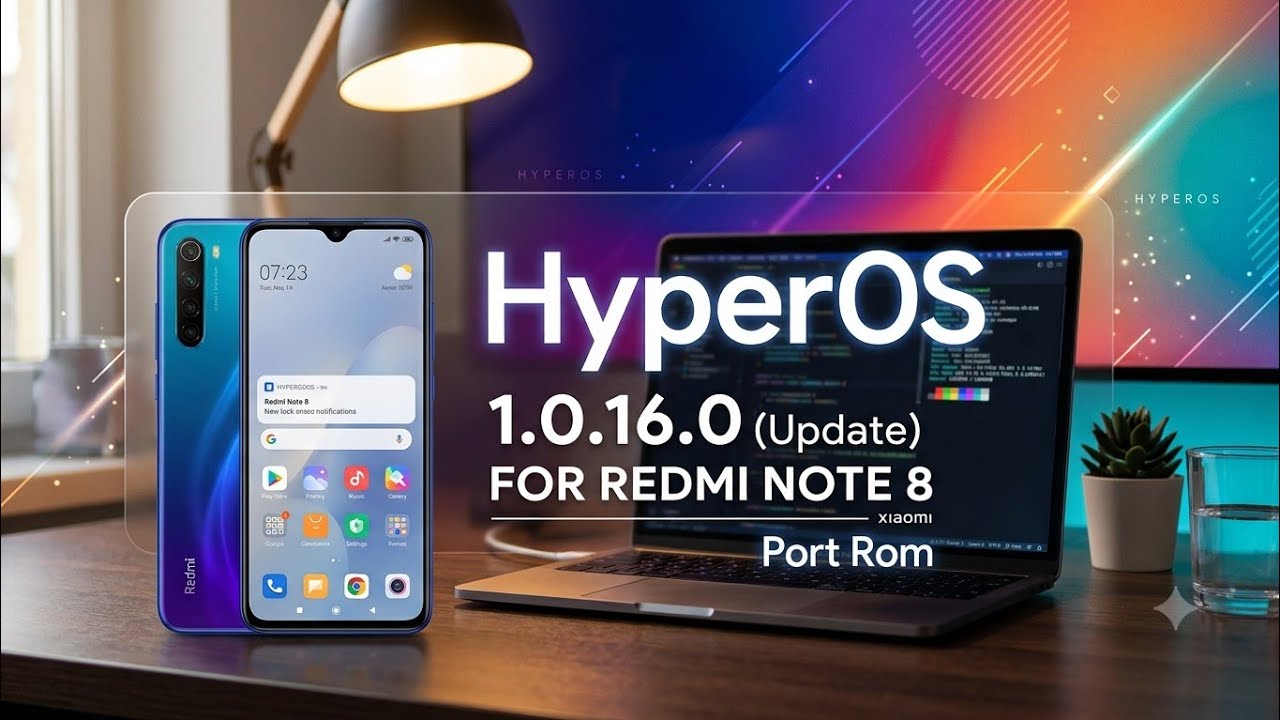 HyperOS 1.0.16.0 Port For Redmi Note 8 | Flashing Guide | How To Flash | First Impression