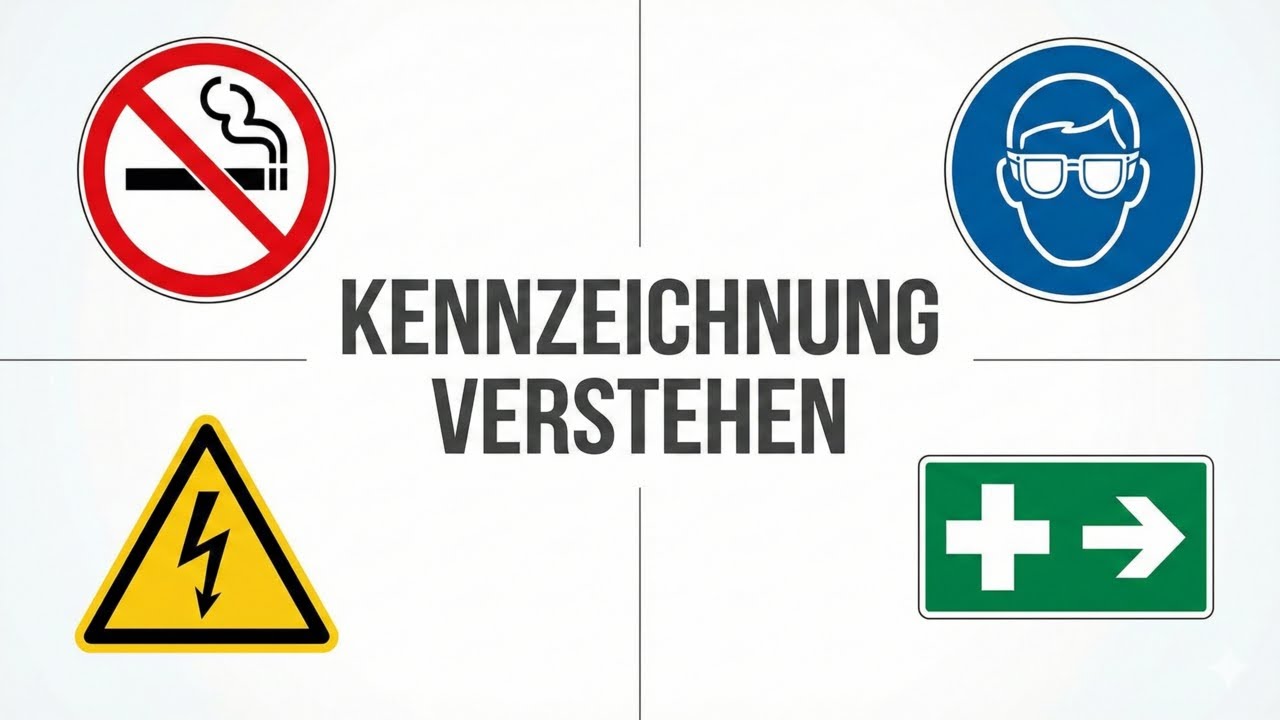 Sicherheitskennzeichnung am Arbeitsplatz: Farben & Formen verstehen