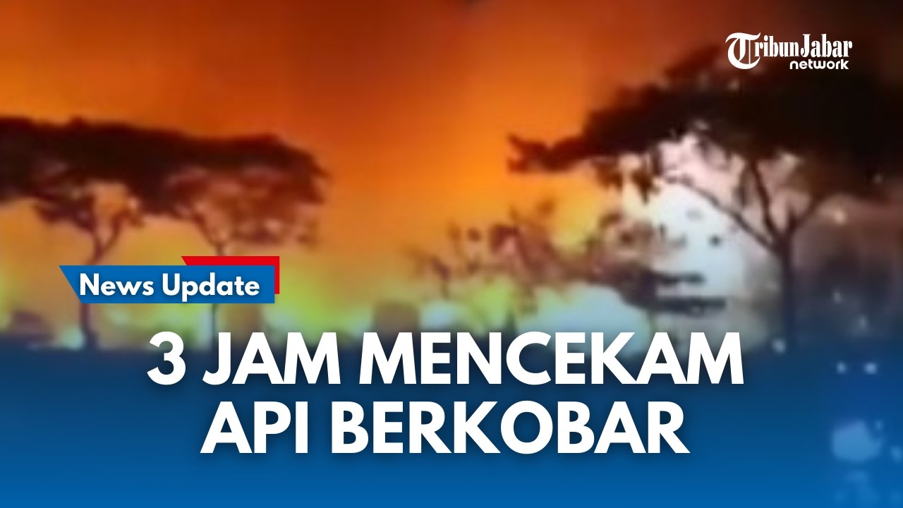 3 JAM MENCEKAM !!! Apil Berkobar Hingga Tengah Malam Lalap Lapak Rongsok di Tangerang