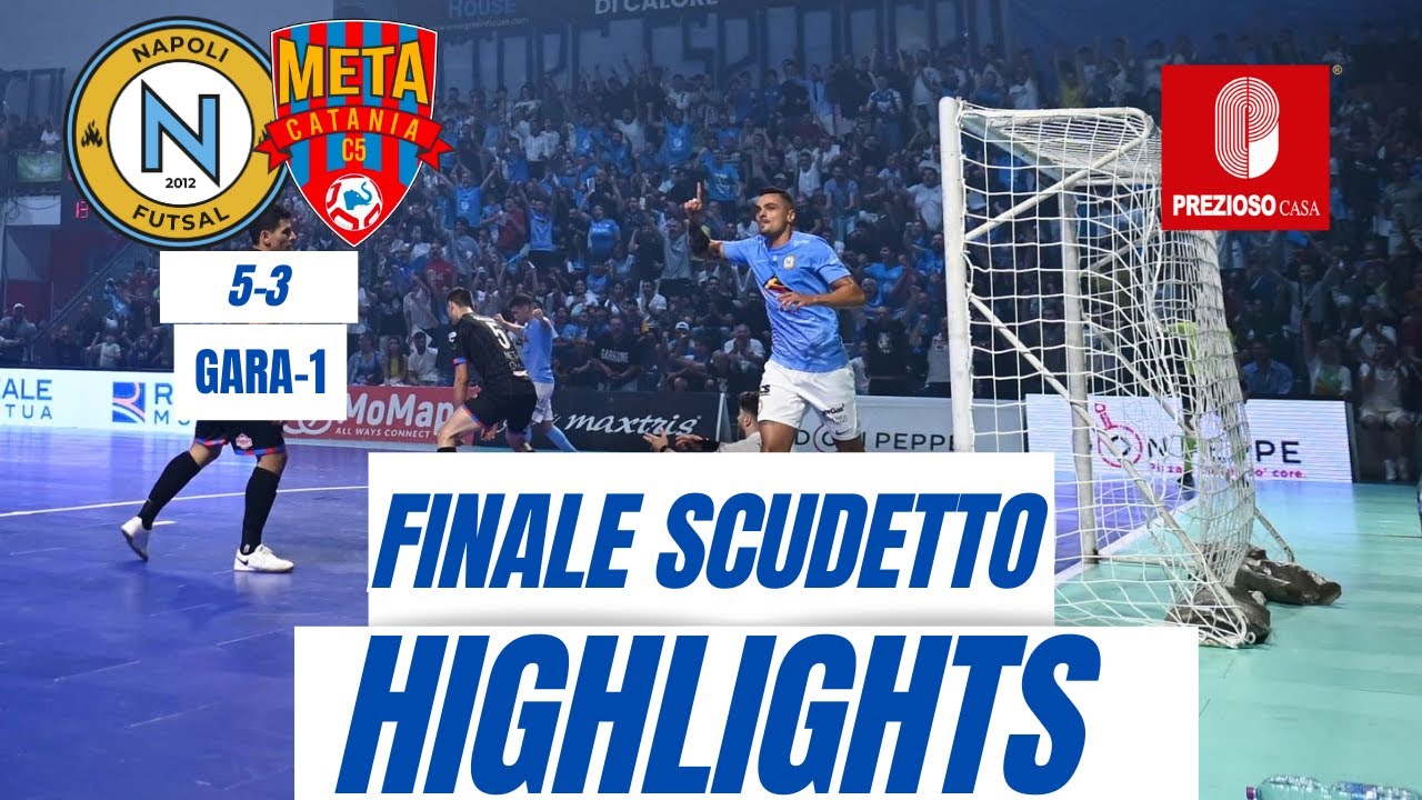 HIGHLIGHTS PREZIOSO CASA NAPOLI META CATANIA: nella bolgia di AVERSA gli azzurri vincono gara-1💙