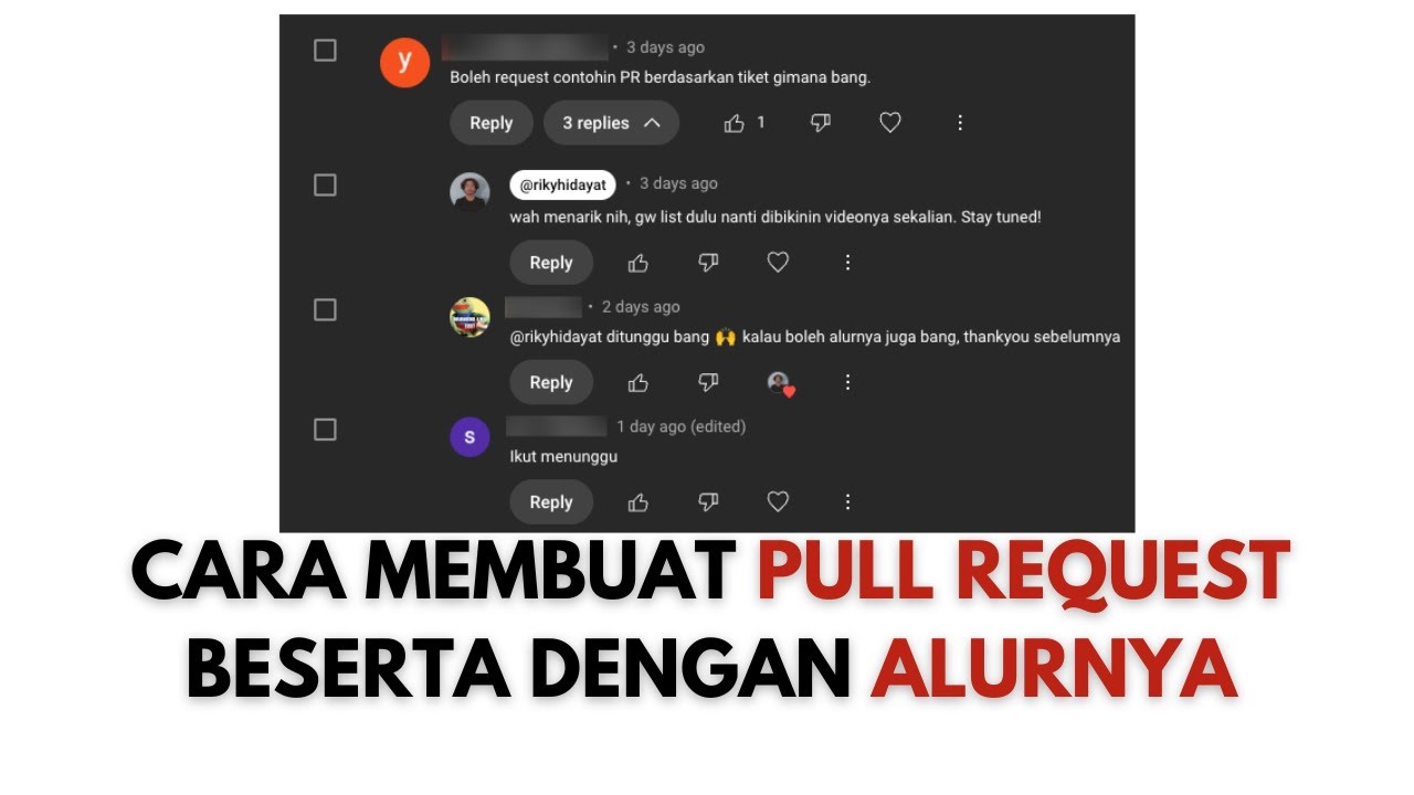 Cara Membuat Pull Request Beserta Dengan Flow Kerjanya!