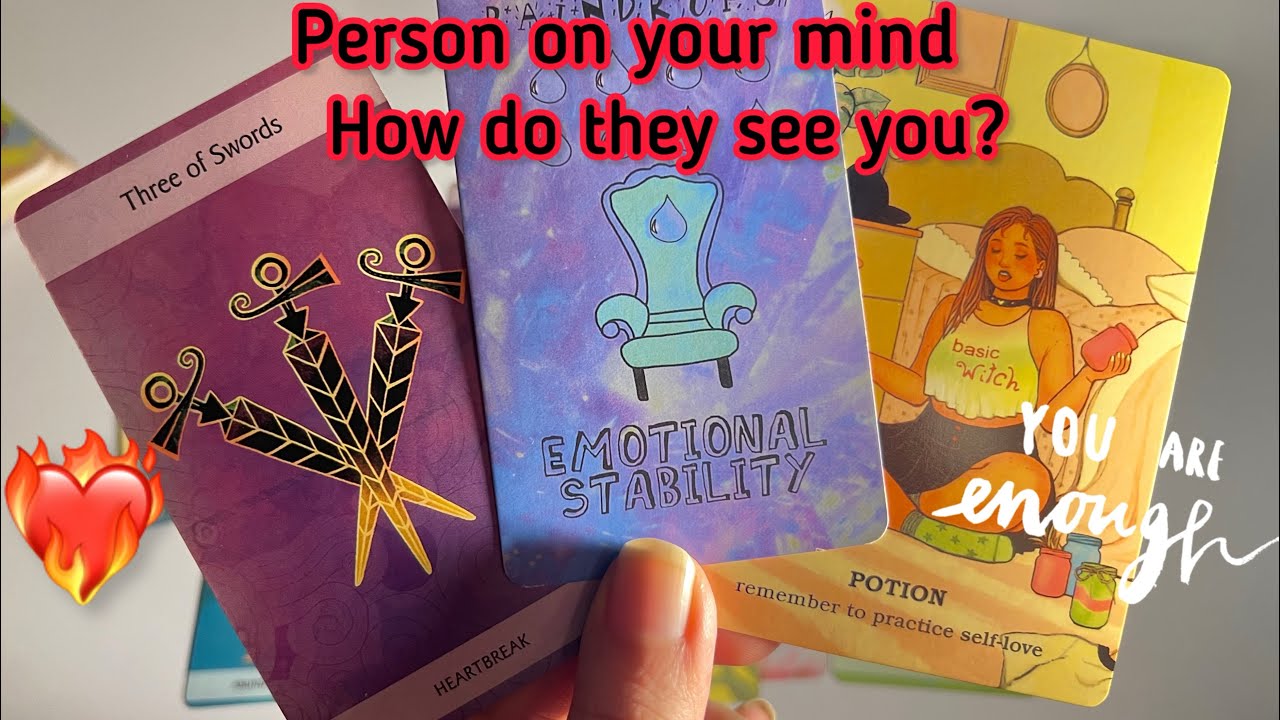 Person on your mind: How do they see you?🥰 Hindi tarot card reading | Love tarot