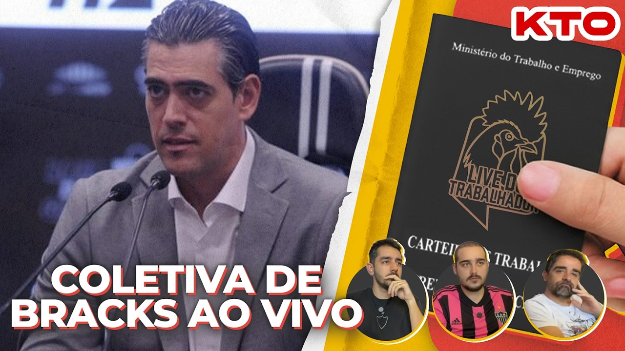 COLETIVA DE PAULO BRACKS AO VIVO | DESEMPENHO DESESPERADOR | #LIVEDOTRABALHADOR