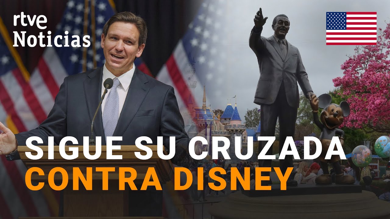 DESANTIS amenaza con SUBIR los IMPUESTOS al GIGANTE del entretenimiento | RTVE